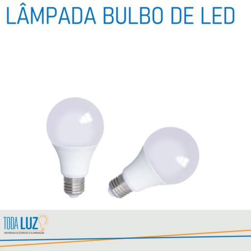 Lâmpada Bulbo de LED por Toda Luz Materiais Elétricos e Iluminação