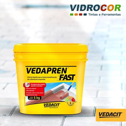 Vedapren Fast 5Kg  Vedacit / Loja de Tintas Jaú