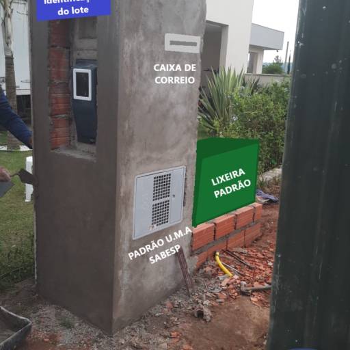 Mureta Padrão Sabesp em  Ninho Verde II