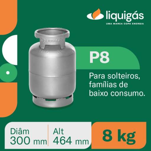 Botijão de Gás P8 em Canoas RS com Economia