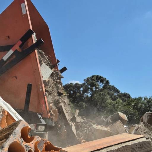 Caçamba para grandes obras em Caçador, SC