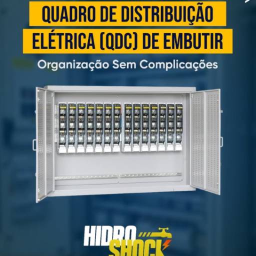 Quadro de Distribuição Elétrica (QDC) de Embutir