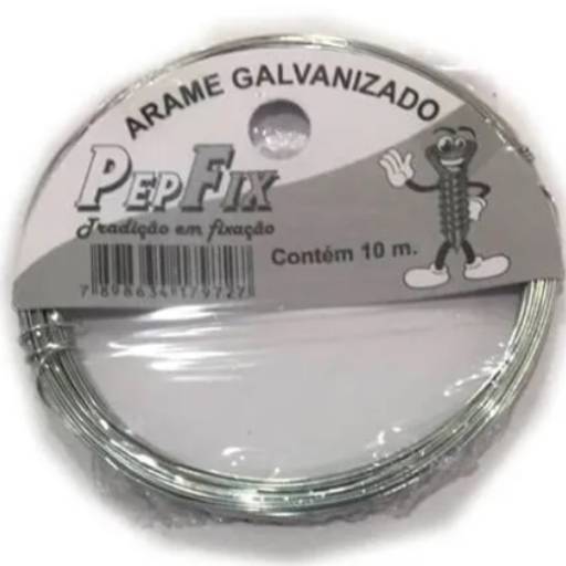 Comprar o produto de Arame Galvanizado Nº22 PepFix 10 Metros em Materiais para Construção pela empresa Solução Materiais e Equipamentos em Boituva, SP por Solutudo