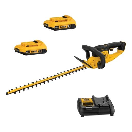 Aparador de Cerca Viva DEWALT 20V MAX – Precisão e Mobilidade