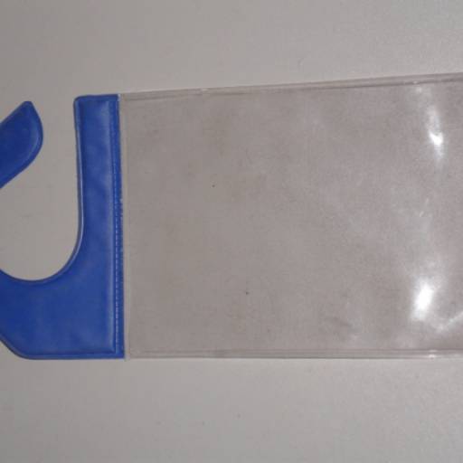 Bolsa porta cartão de estacionamento tipo cabide