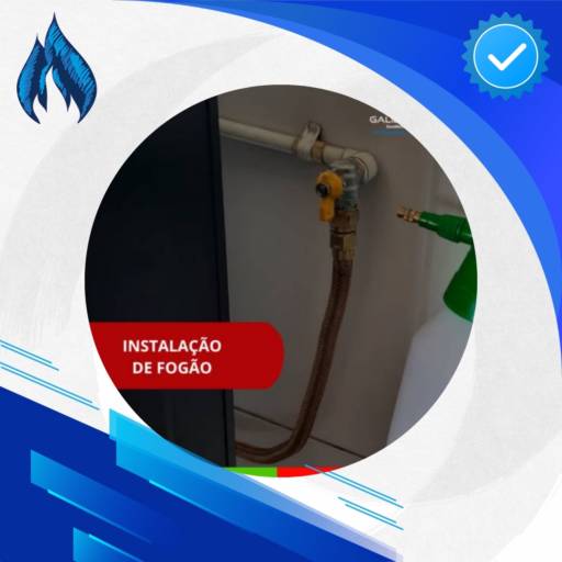 Instalação de fogão