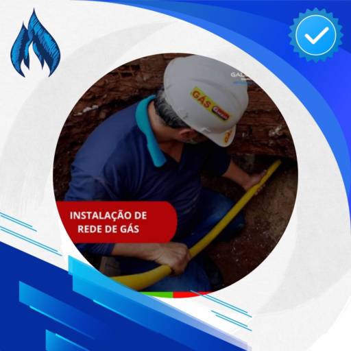 Instalação de rede de gás