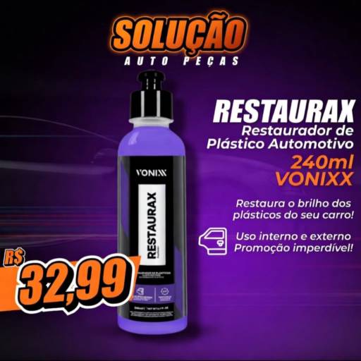 Restaurax Vonixx 240ml em Santa Bárbara d’Oeste, SP