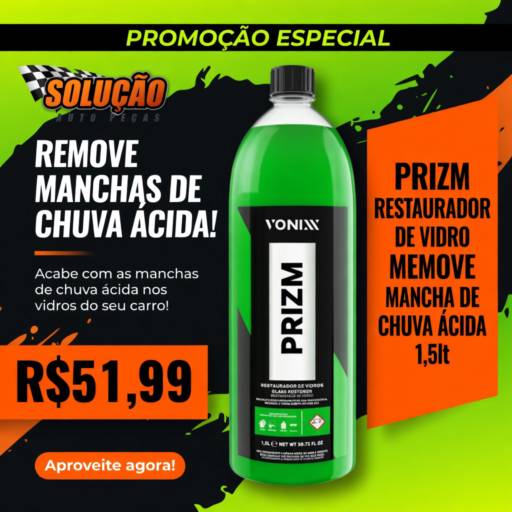 Prizm Restaurador de Vidros 1,5L em Santa Bárbara d’Oeste, SP