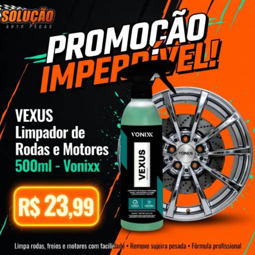 Vexus Limpador de Rodas e Motores 500ml Vonixx em Santa Bárbara d’Oeste, SP