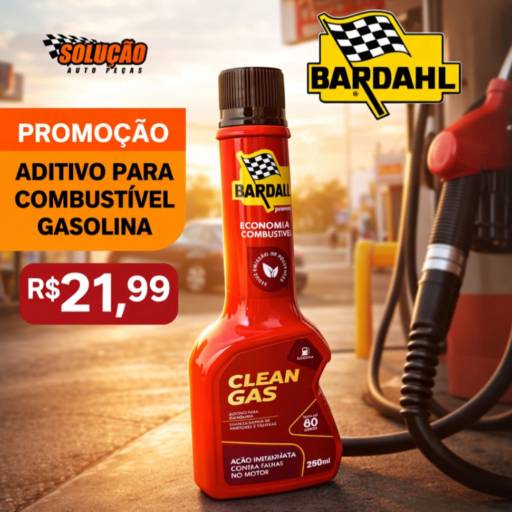 Aditivo para Combustível Gasolina Bardahl Clean Gas em Santa Bárbara D’Oeste