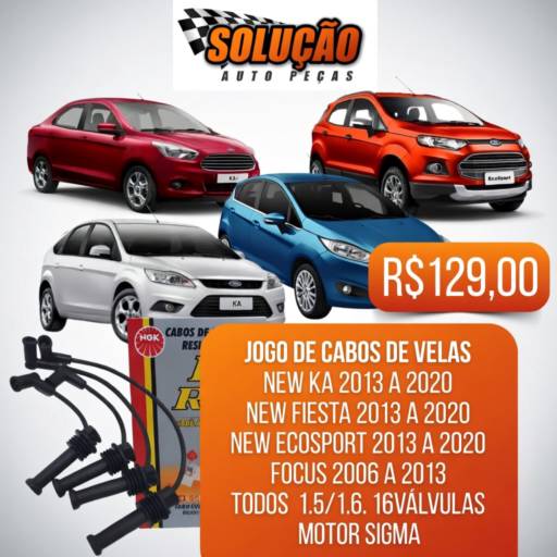 Jogo de Cabos de Velas Ford Sigma em Santa Bárbara d’Oeste