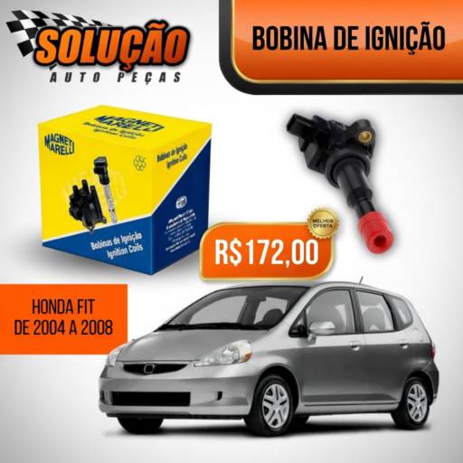 Bobina de Ignição Honda Fit 2004 a 2008 – Desempenho e Confiabilidade
