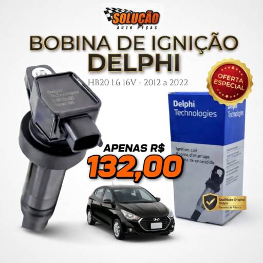 Bobina de Ignição Delphi HB20 1.6 16V – Potência e Eficiência para seu Motor