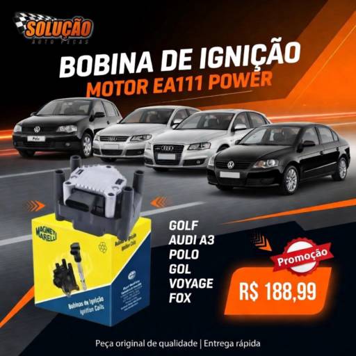 Bobina de Ignição Motor EA111 Power com Qualidade e Desempenho