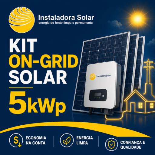 Kit On-Grid Solar - 5kWp