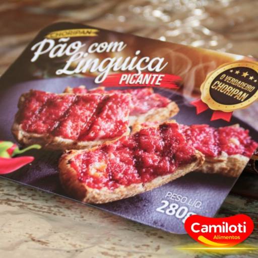 Pão com Linguiça Picante - Camiloti Alimentos