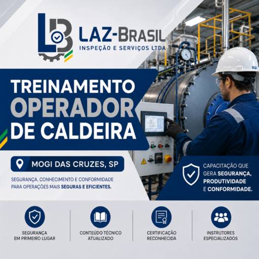 Treinamento Operador de Caldeira em Mogi das Cruzes, SP