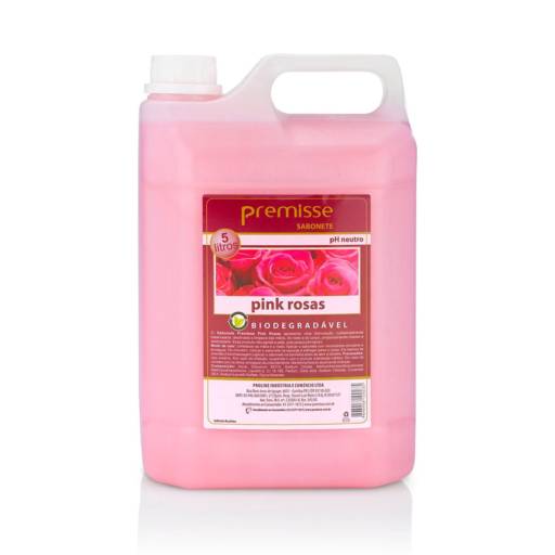 Sabonete Liquido Pink Rosa Premisse 5 litros em Foz do Iguaçu, PR por EmbalaFoz
