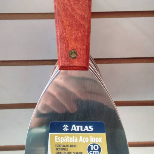 Comprar o produto de Atlas Espatula de Aço Inox 10 cm em A Classificar pela empresa O Mágico Tintas em Itatiba, SP por Solutudo