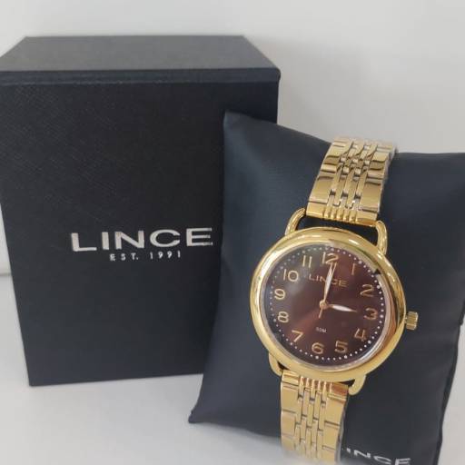 Relógio Lince Feminino Dourado -  LRGM028L36