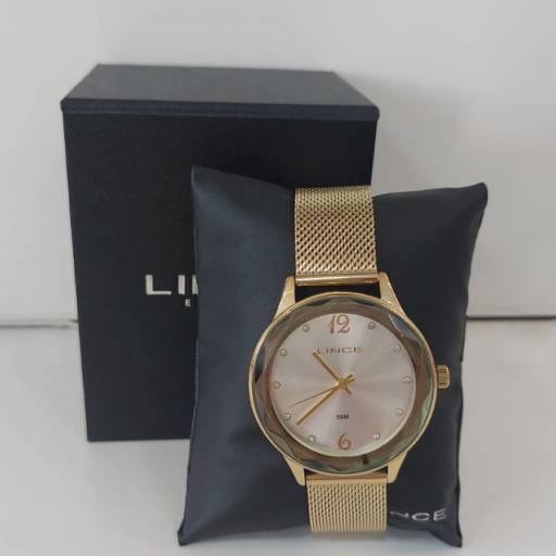 Relógio Lince Feminino Dourado -  LRG4826L40