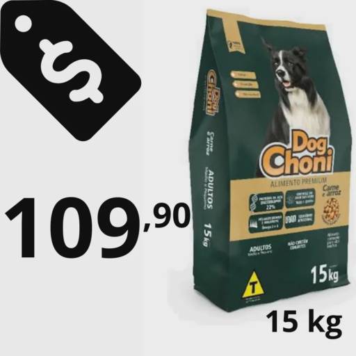 Ração Dog Choni 15kg na Casa de Rações Patitas