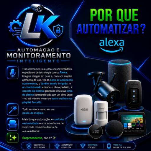 Automação Residencial com Alexa em Ninho Verde II Eco Residence