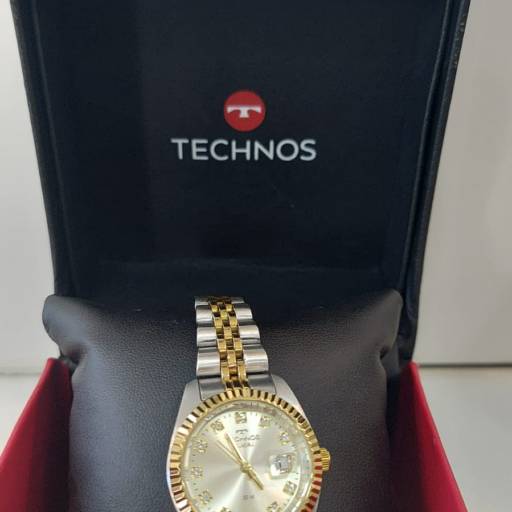 Relógio Technos Riviera Feminino Bicolor Prata E Dourado 2015CEP1K