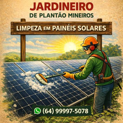 Limpeza em Painéis Solares