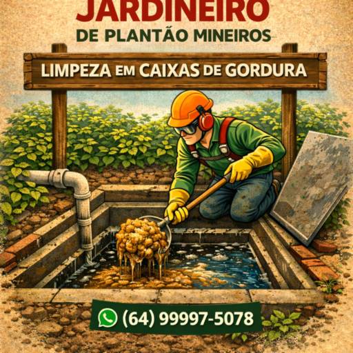 Limpeza em Caixa de Gordura