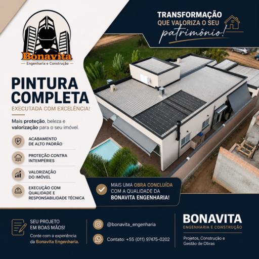 Pintura Completa na Riviera de Santa Cristina XIII – Bonavita Engenharia e Construção