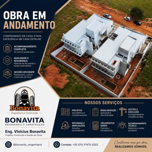 Obra em Andamento – Bonavita Engenharia e Construções