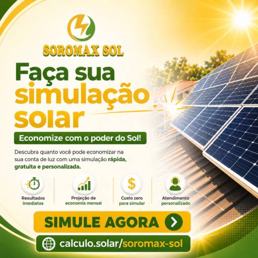 Simule sua economia com energia solar