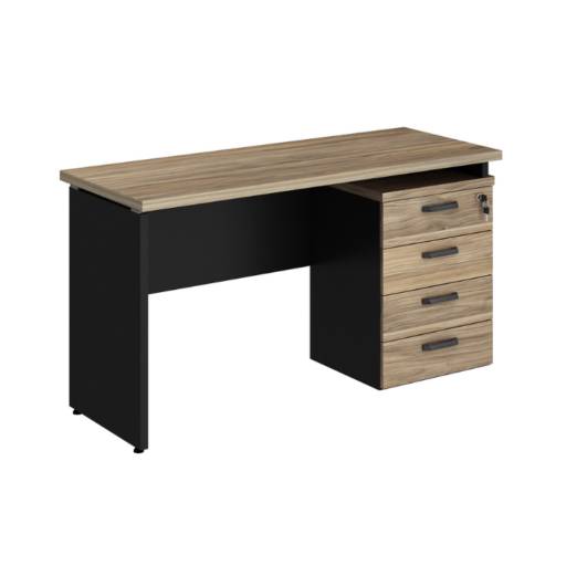 MESA RETANGULAR DINÂMICA E EXTENSÍVEL 04 GAVETAS - YARIS