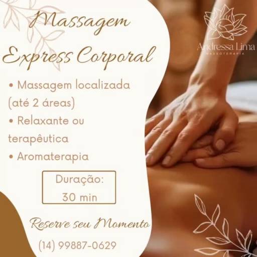 Massagem Express Corporal em Avaré