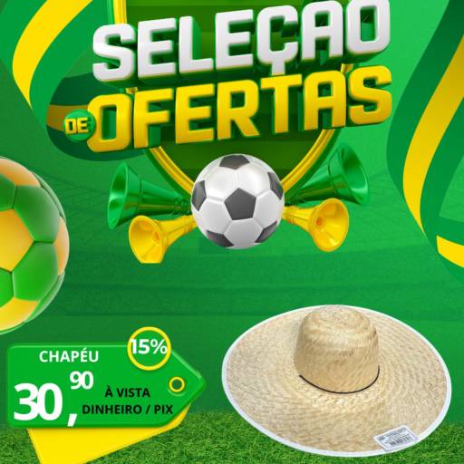 Chapéu de Palha em Oferta na Assis Lajes