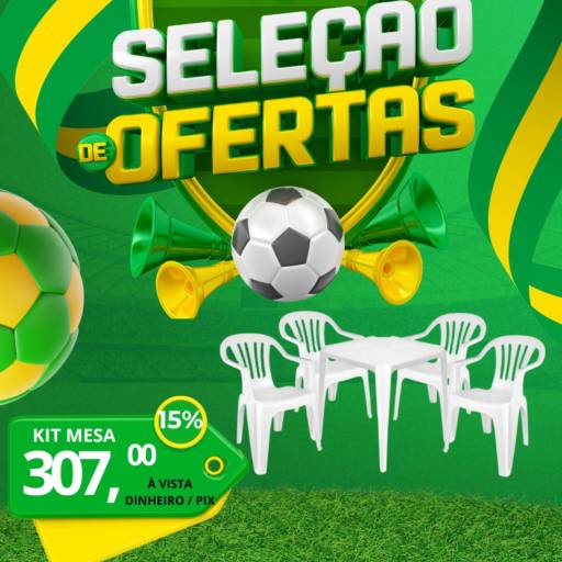 Kit Mesa em Oferta na Assis Lajes Material de Construção