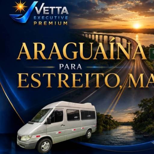 Serviços de Transporte com Vans de Araguaína para Estreito, MA