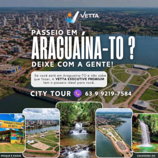 Passeio e City Tour em Araguaína com conforto
