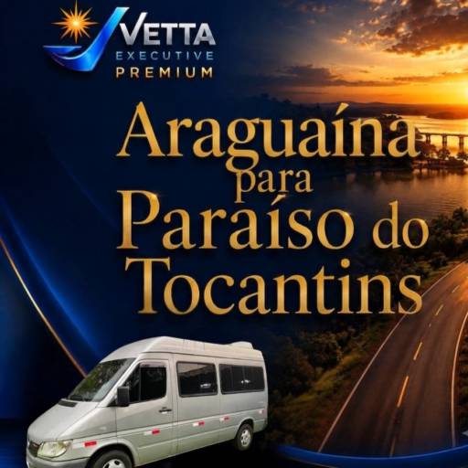 Serviços de Transporte com Vans de Araguaína para Paraíso do Tocantins, TO