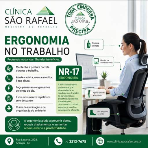 ERGONOMIA É CUIDAR DE QUEM FAZ A SUA EMPRESA CRESCER.