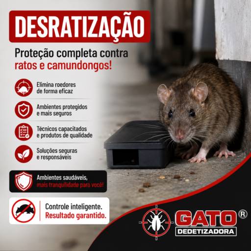 Desratização em Cândido Mota, SP