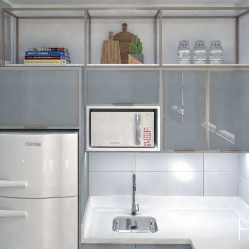 Cozinha Casa ES | Curitiba  em Curitiba, PR por Holz Arquitetura