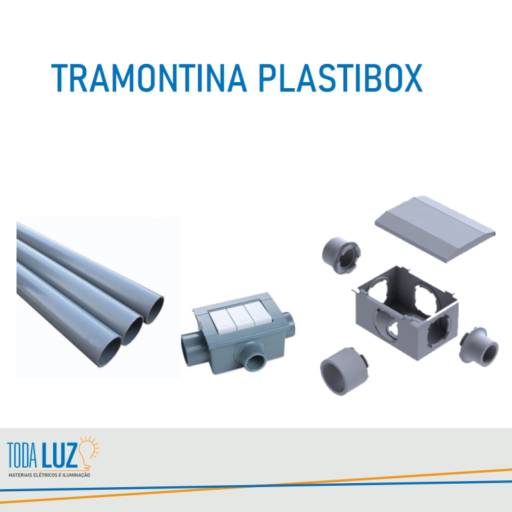 Comprar o produto de Tramontina PLASTIBOX em Materiais Elétricos pela empresa Toda Luz Materiais Elétricos e Iluminação em Atibaia, SP por Solutudo
