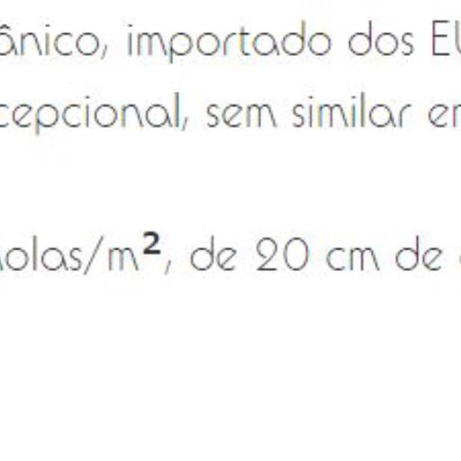 Colchão Norwood Molas Ensacadas Organic Cotton por Deko Colchões & Enxovais