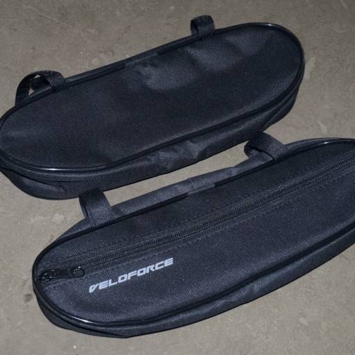 BOLSA QUADRO BAGUETE PRETO 30.0X9.5 1 ZIPER NACIONAL em Bauru, SP por Two Force Bike Shop