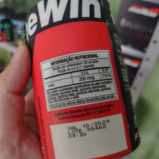 Picolinato de cromo potente - FTW em Jundiaí, SP por Gross Suplementos Jundiaí