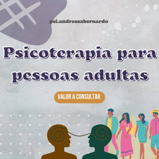 TERAPIA PARA PESSOAS ADULTAS