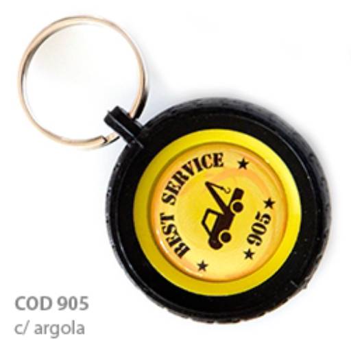 Chaveiros Plásticos 905 - Chaveiro Rodinha em São José do Rio Preto, SP por Public Gráfica e Brindes